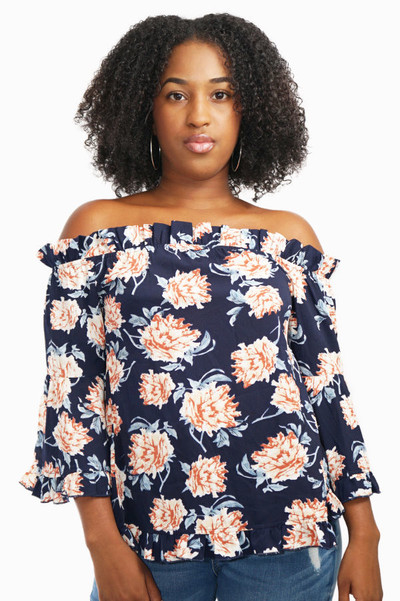 AMARA OFF SHOULDER FLORAL: $67.99