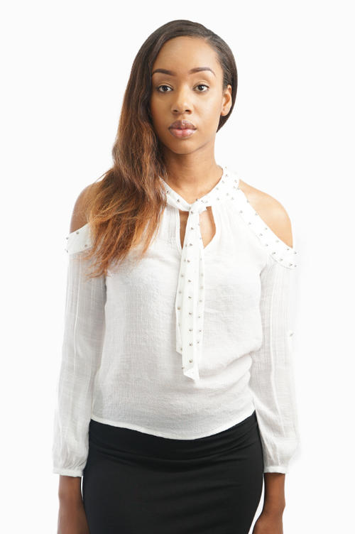 ELEMENT COLD SHOULDER BLOUSE: $44.99