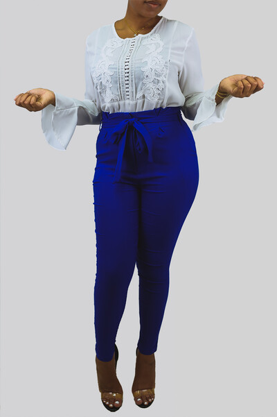 Embroidered Front Detail Long Sleeve Top: $49.99